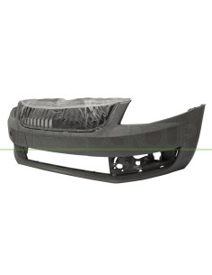 PARAURTI ANTERIORE NERO LISCIO DA PRIMERIZZARE CON TRACCE PDC CON GRIGLIA NERA SKODA OCTAVIA Mod. 05-13 - 12-16