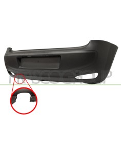 PARAURTI POSTERIORE CON PRIMER CON SCARICO SINGOLO A SINISTRA MOD. LOUNGE FIAT PUNTO Mod. 02-12 - 12-17