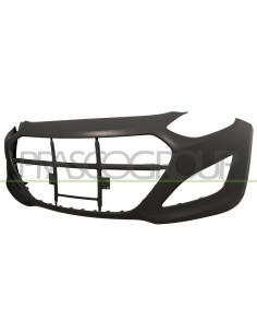 PARAURTI ANTERIORE NERO LISCIO DA PRIMERIZZARE CON SEDE LUCI DIURNE LED HYUNDAI I30 Mod. 03-12 - 09-16