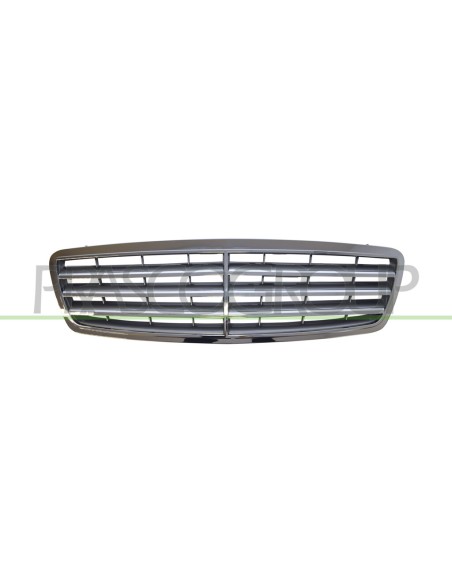 GRIGLIA RADIATORE COMPLETA CROMATA GRIGIA MERCEDES C CLASS (W203) Mod. 03-04 - 02-07