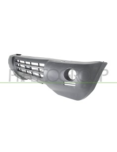 PARAURTI ANTERIORE NERO LISCIO DA PRIMERIZZARE CON SEDE FENDI CON FORI LAVAFARI MITSUBISHI PAJERO Mod. 01-03 - 12-06
