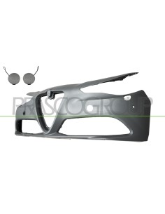 PARAURTI ANTERIORE CON PRIMER CON FORI PDC+SUPPORTI CON FORI LAVAFARI ALFA ROMEO GIULIA Mod. 06-15 - 03-23