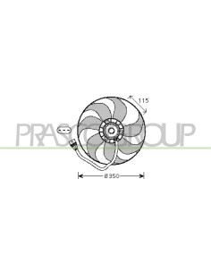 ELETTROVENTOLA AUDI - A3 - MOD. 08-96 - 08-03