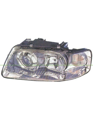 PROIETTORE SINISTRO H1+H7 ELETTRICO SENZA MOTORE MOD. 09 in poi 00 AUDI A3 Mod. 08-96 - 08-03