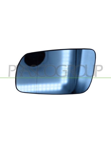 PIASTRA SPECCHIO SINISTRA GRANDE ASFERICA BLU MOD. in poi 00 AUDI A6 Mod. 04-94 - 04-97