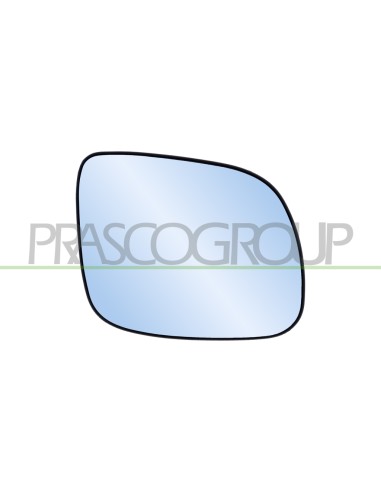 PIASTRA SPECCHIO DESTRA TERMICA PICCOLA CONVESSA BLU MOD. in poi 00 AUDI A6 Mod. 04-94 - 04-97