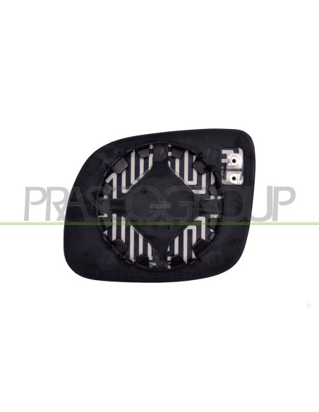 PIASTRA SPECCHIO DESTRA TERMICA PICCOLA CONVESSA BLU MOD. in poi 00 AUDI A6 Mod. 04-94 - 04-97