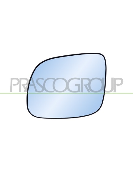 PIASTRA SPECCHIO SINISTRA TERMICA GRANDE ASFERICA BLU MOD. in poi 00 AUDI A6 Mod. 04-94 - 04-97