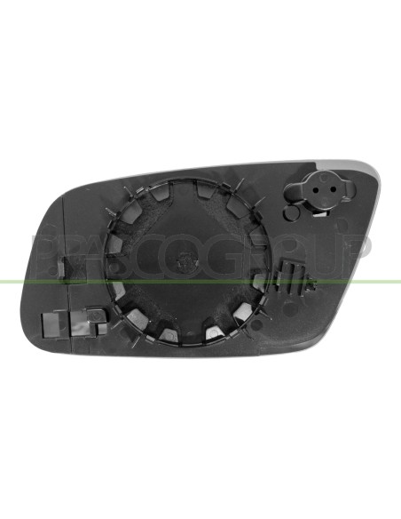 PIASTRA SPECCHIO DESTRA CONVESSA BLU MOD. 00 in poi AUDI A6 Mod. 05-97 - 05-01