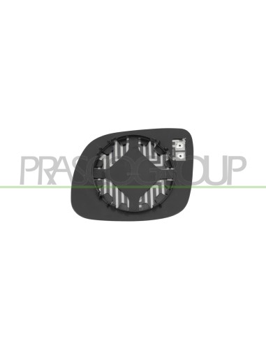 PIASTRA SPECCHIO DESTRA TERMICA CONVESSA BLU MOD. 00 in poi AUDI A6 Mod. 05-97 - 05-01