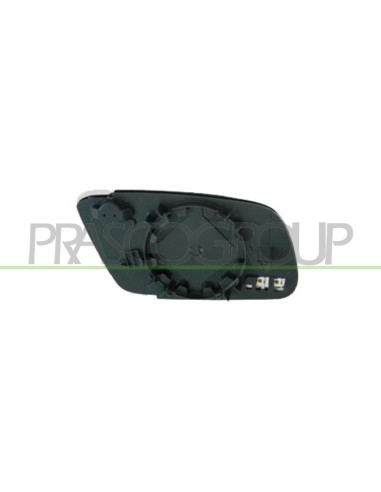 PIASTRA SPECCHIO SINISTRA TERMICA CONVESSA BLU MOD. 00 in poi AUDI A6 Mod. 05-97 - 05-01
