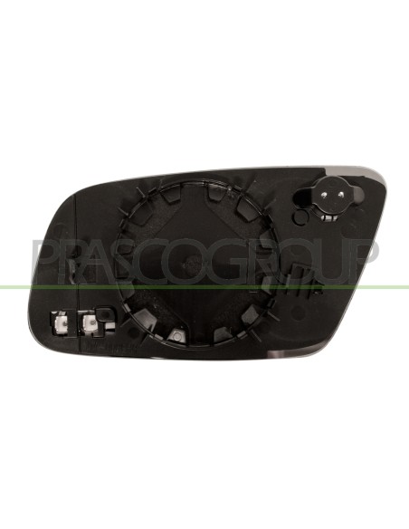 PIASTRA SPECCHIO DESTRA TERMICA GRANDE CONVESSA BLU MOD. 00 in poi AUDI A6 Mod. 05-97 - 05-01