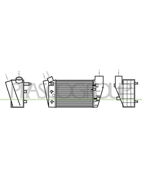 INTERCOOLER AUDI A4 (B6) Mod. 10-00 - 09-04
