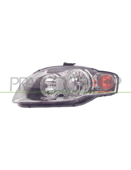 PROIETTORE SINISTRO H7+H7 ELETTRICO CON MOTORE FANALE ARANCIO AUDI A4 (B7) Mod. 10-04 - 11-07