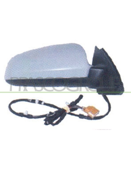 RETROVISORE DESTRO ELETTRICO TERMICO CON PRIMER ASFERICO 7 PINS AUDI A4 (B7) Mod. 10-04 - 11-07