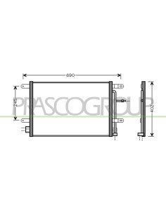 CONDENSATORE SEAT EXEO Mod. 09-09 - 07-13