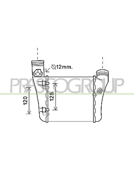 INTERCOOLER AUDI A4 (B7) Mod. 10-04 - 11-07