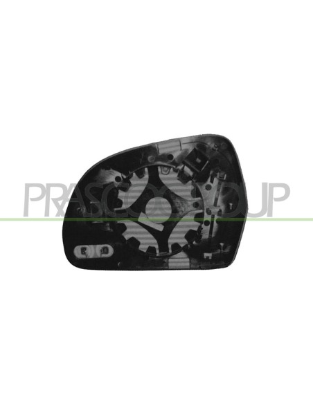 PIASTRA SPECCHIO DESTRA TERMICA ASFERICA AUDI A4 (B8) Mod. 12-07 - 12-11