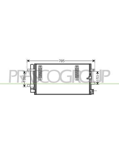 CONDENSATORE AUDI Q5 Mod. 11-08 - 08-11