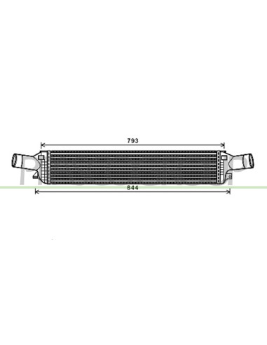 INTERCOOLER AUDI A4 (B8) Mod. 12-07 - 12-11
