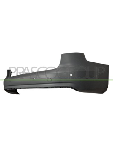 PARAURTI POSTERIORE CON PRIMER CON FORI PDC+SUPPORTI CON TAPPO COPRI GANCIO MOD. STATION WAGON AUDI A4 (B8) Mod. 01-12 - 04-15