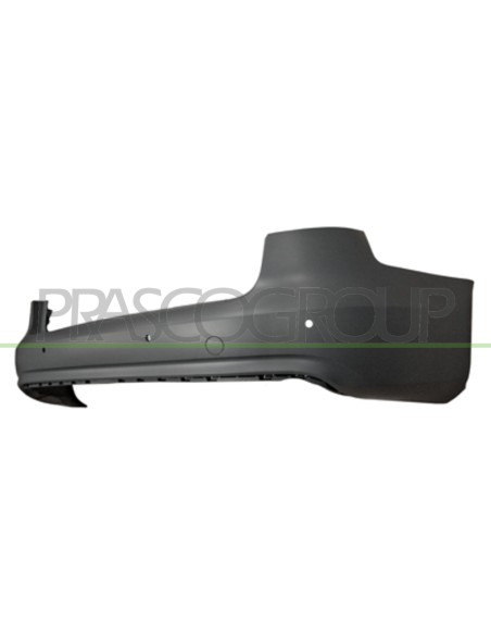 PARAURTI POSTERIORE CON PRIMER CON FORI PDC+SUPPORTI CON TAPPO COPRI GANCIO MOD. STATION WAGON AUDI A4 (B8) Mod. 01-12 - 04-15