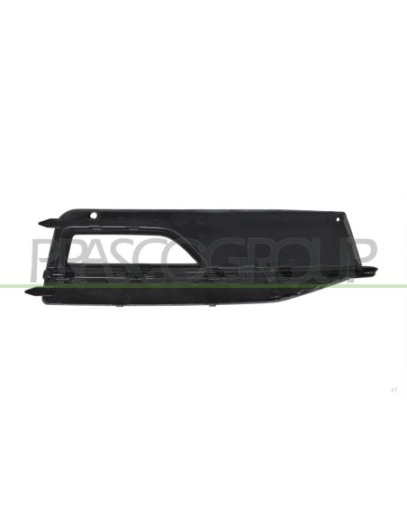 GRIGLIA SINISTRA PARAURTI ANTERIORE NERA CON SEDE FENDI CON MODANATURA CROMATA MOD. S4 AUDI A4 (B8) Mod. 01-12 - 04-15