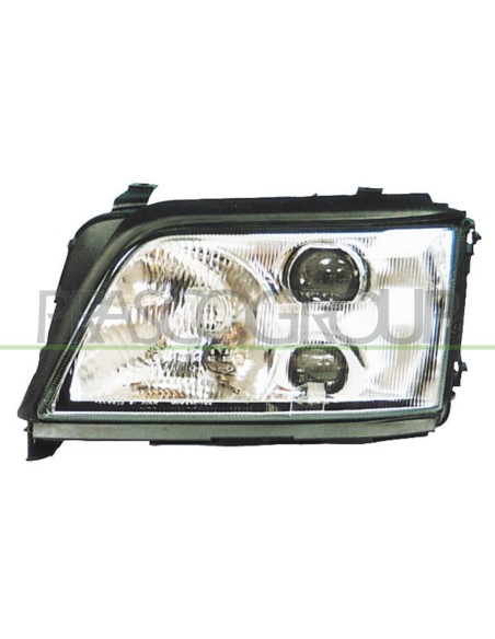 PROIETTORE DESTRO H1+H1+H3 MANUALE-ELETTRICO CON FENDINEBBIA AUDI A6 Mod. 04-94 - 04-97