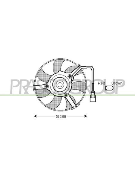 VENTOLA VOLKSWAGEN PASSAT B5 Mod. 10-00 - 03-05