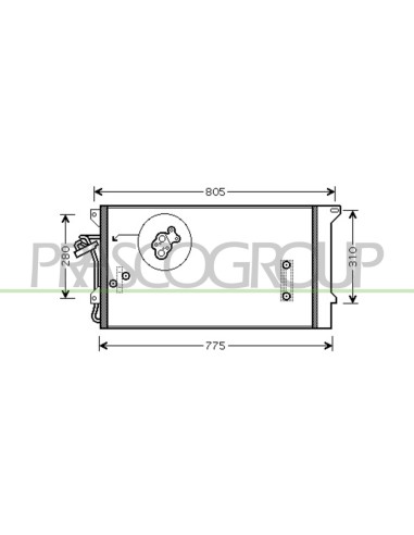 CONDENSATORE VOLKSWAGEN TOUAREG Mod. 12-02 - 12-06