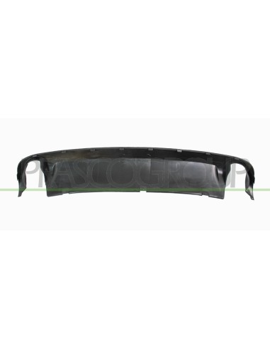 SPOILER PARAURTI POSTERIORE NERO GOFFRATO CON SCARICO SINGOLO A DESTRA E A SINISTRA MOD. 4 PORTE AUDI A6 Mod. 05-04 - 10-08