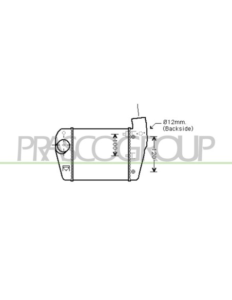 INTERCOOLER AUDI A6 Mod. 05-04 - 10-08