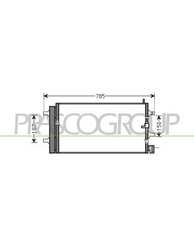 CONDENSATORE AUDI A6 (4G2) Mod. 12-11 - 08-14