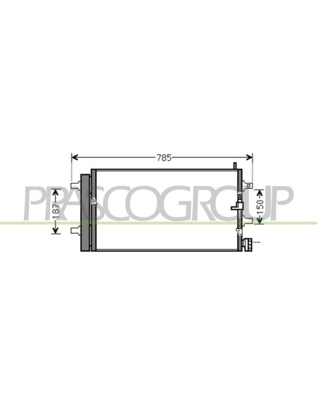CONDENSATORE AUDI A6 (4G2) Mod. 12-11 - 08-14