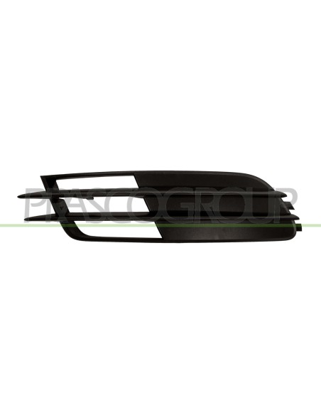 GRIGLIA SINISTRA PARAURTI ANTERIORE NERA GOFFRATA AUDI A6 (4G2) Mod. 12-11 - 08-14