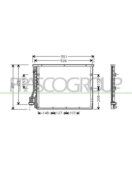 CONDENSATORE BMW Z3 Mod. 07-96 - 03-02