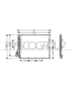 CONDENSATORE BMW - 3 SERIES - E36 - Mod. 12-90 - 0