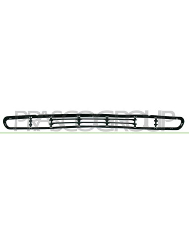 GRIGLIA PARAURTI ANTERIORE CENTRALE NERA BMW 3 SERIES E46 Mod. 05-98 - 08-01