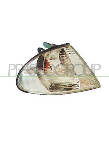 FANALE ANTERIORE SINISTRO BIANCO CON PORTALAMPADA BMW 3 SERIES E46 Mod. 05-98 - 08-01