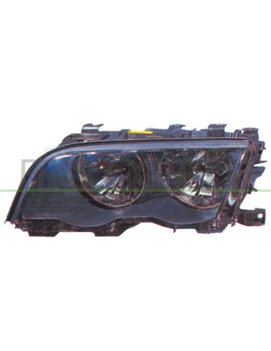 PROIETTORE SINISTRO H7+H7 ELETTRICO NERO CON MOTORE MOD. 2 PORTE BMW 3 SERIES E46 Mod. 05-98 - 08-01