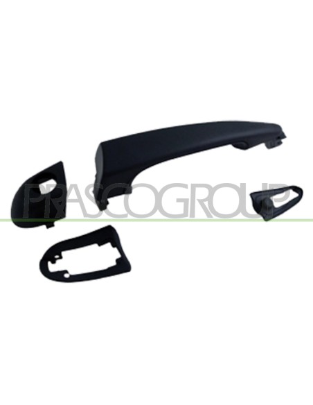MANIGLIA ANTERIORE SINISTRA ESTERNA NERA CON FORO NOTTOLINO BMW 3 SERIES E46 Mod. 05-98 - 08-01