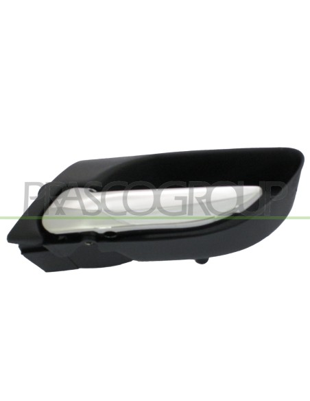 MANIGLIA ANTERIORE SINISTRA INTERNA CON LEVA CROMATA CON MOSTRINA NERA BMW 3 SERIES E46 Mod. 09-01 - 02-05