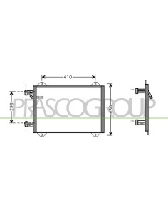 CONDENSATORE AUDI - A2 - Mod. 01-99 - 08-05
