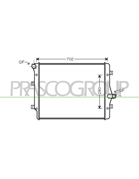 RADIATORE AUDI - TT (8J) - Mod. 04-06 - 02-10