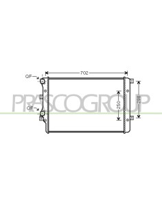 RADIATORE VOLKSWAGEN TOURAN Mod. 09-10 - 03-15