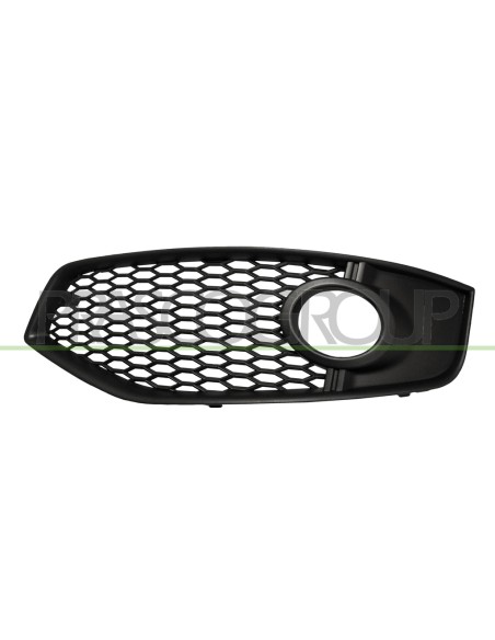 GRIGLIA SINISTRA PARAURTI ANTERIORE NERA CON SEDE FENDI MOD. S3 AUDI A3 Mod. 09-03 - 06-08