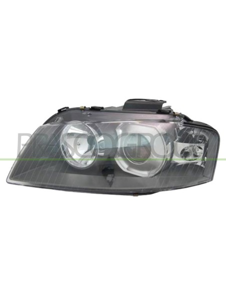 PROIETTORE SINISTRO XENON D2S+H7+HID ELETTRICO CON MOTORE AUDI A3 Mod. 09-03 - 06-08