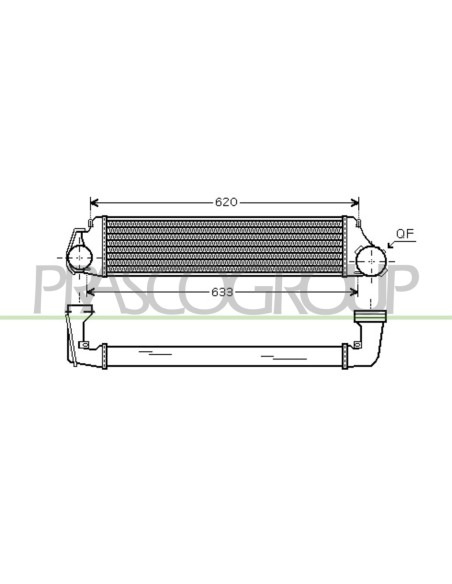 INTERCOOLER BMW 3 SERIES E46 Mod. 09-01 - 02-05
