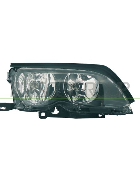 PROIETTORE DESTRO H7+H7 ELETTRICO CON MOTORE NERO BMW 3 SERIES E46 COUPE' Mod. 09-01 - 08-03