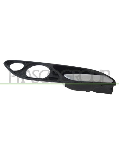 MANIGLIA ANTERIORE DESTRA INTERNA CON LEVA CROMATA CON MOSTRINA NERA BMW 3 SERIES E46 COUPE' Mod. 09-03 - 09-06
